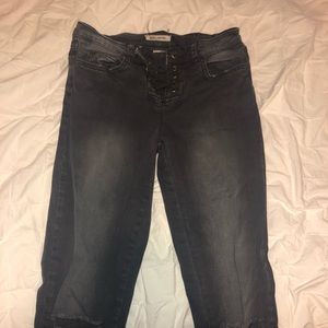 Billabong black skinny jeans